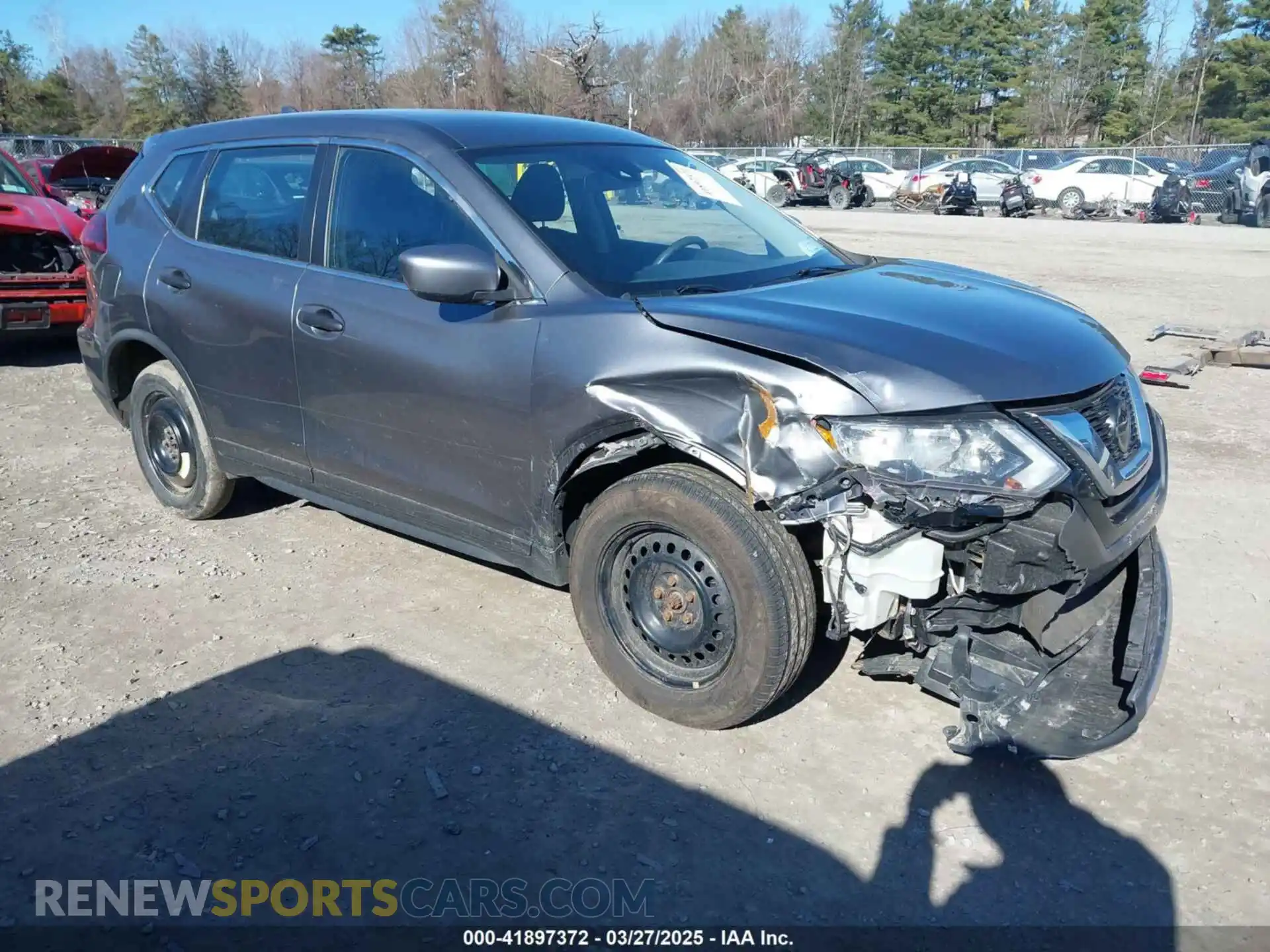 1 Photograph of a damaged car KNMAT2MV7KP500390 NISSAN ROGUE 2019