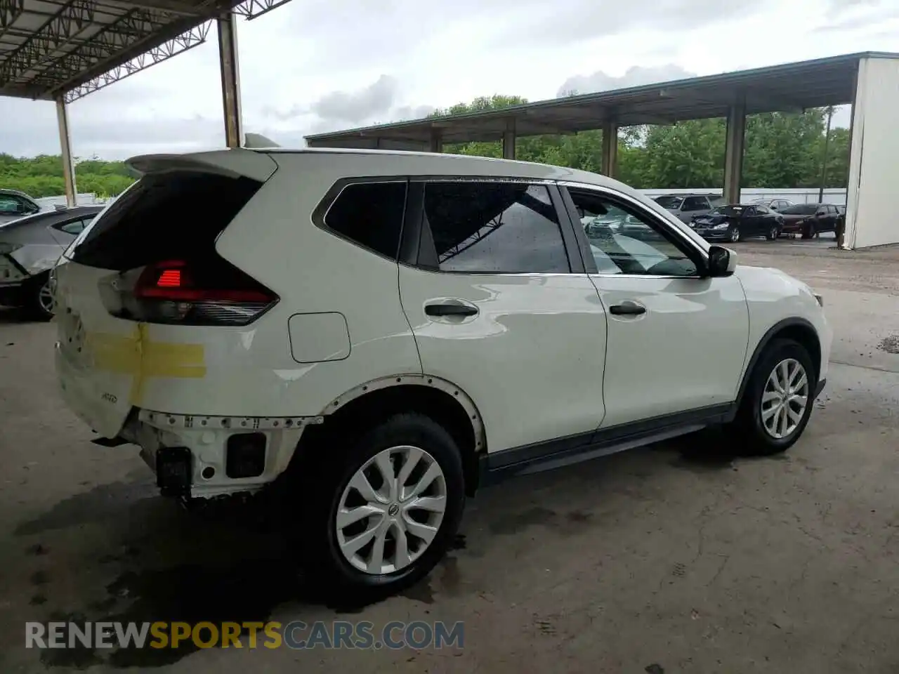 3 Photograph of a damaged car KNMAT2MV7KP503662 NISSAN ROGUE 2019