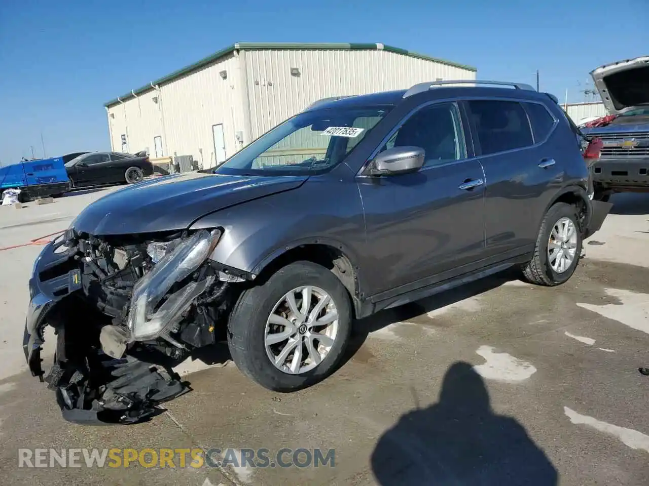 1 Photograph of a damaged car KNMAT2MV7KP555227 NISSAN ROGUE 2019