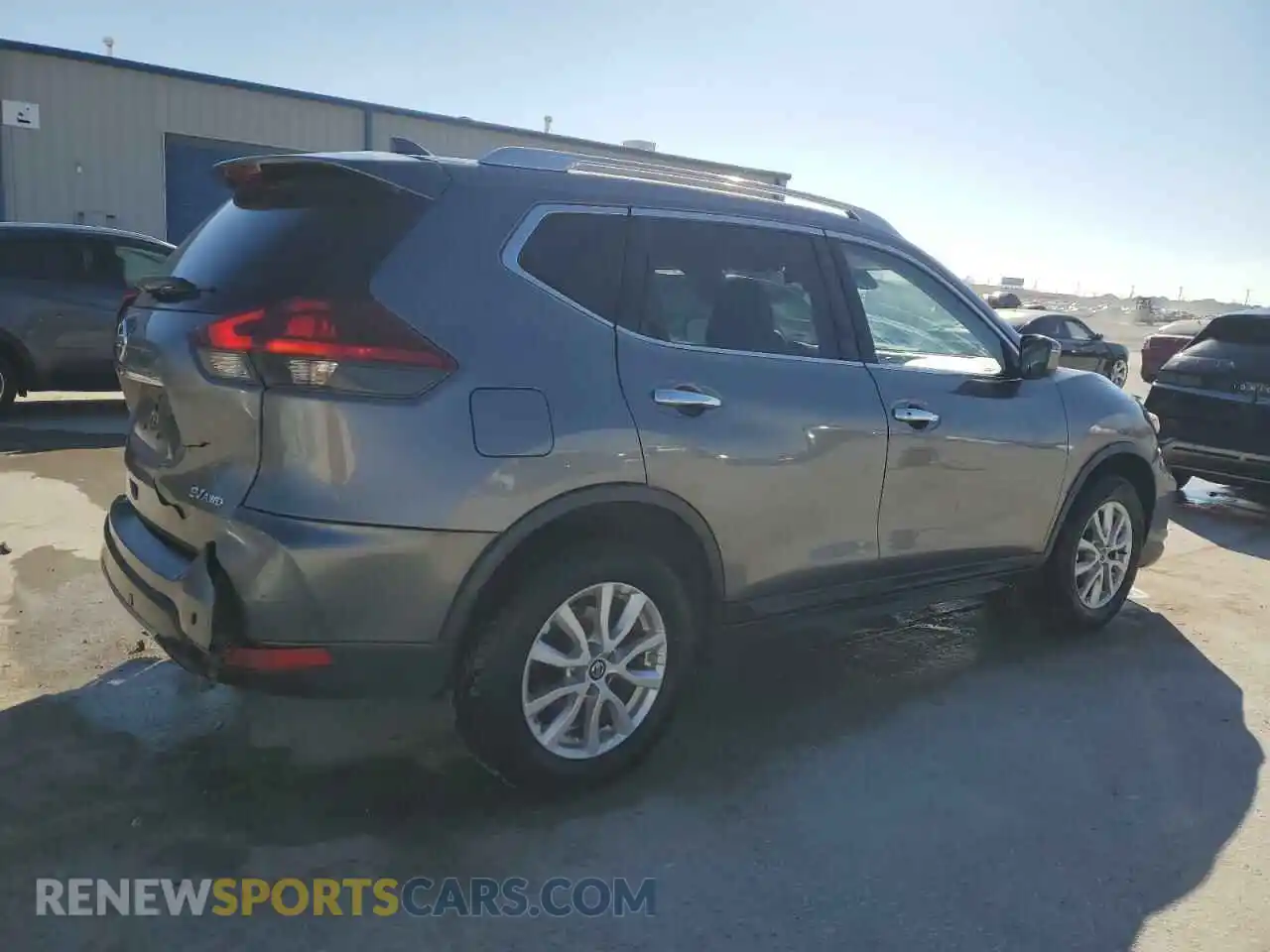 3 Photograph of a damaged car KNMAT2MV7KP555227 NISSAN ROGUE 2019