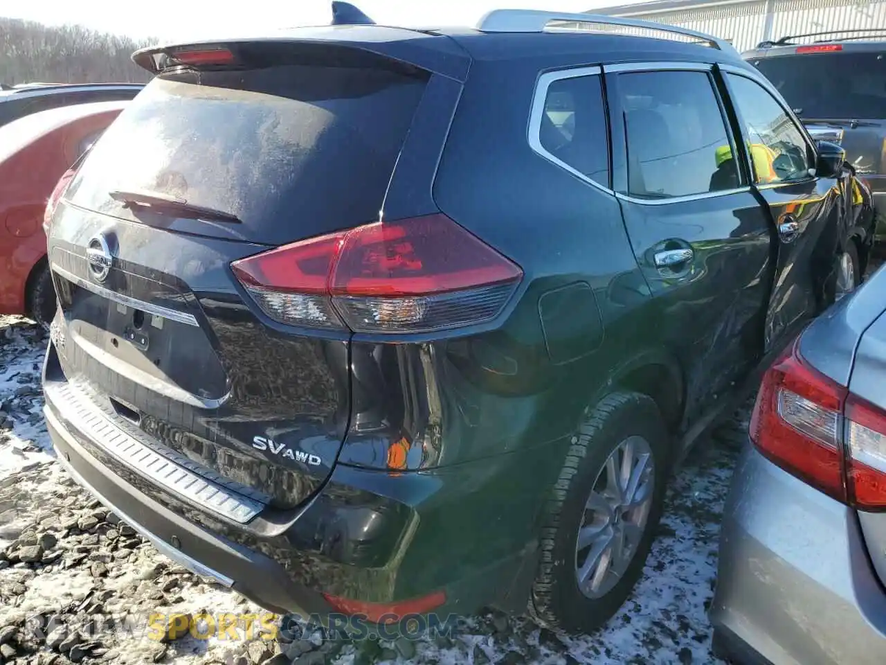 3 Photograph of a damaged car KNMAT2MV8KP521023 NISSAN ROGUE 2019