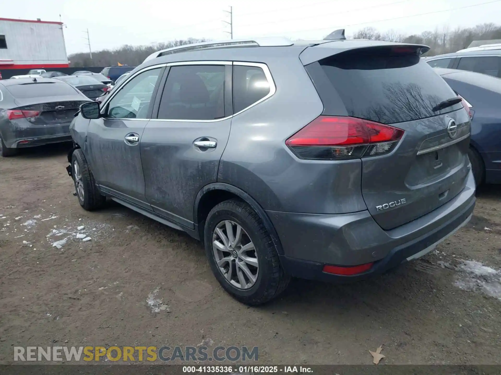 3 Photograph of a damaged car KNMAT2MV8KP532104 NISSAN ROGUE 2019