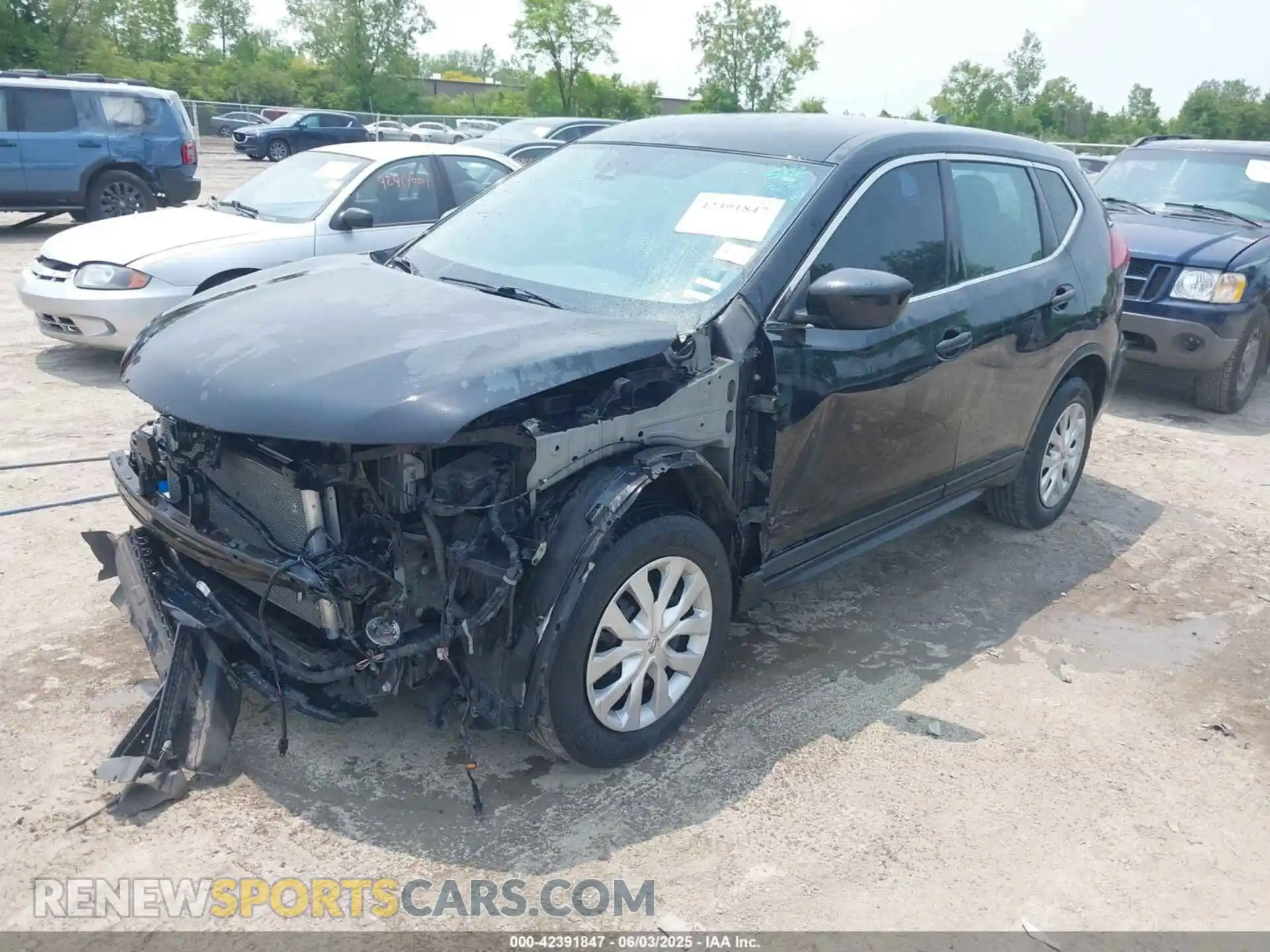 2 fotografías del automóvil dañado KNMAT2MV9KP518860 NISSAN ROGUE 2019