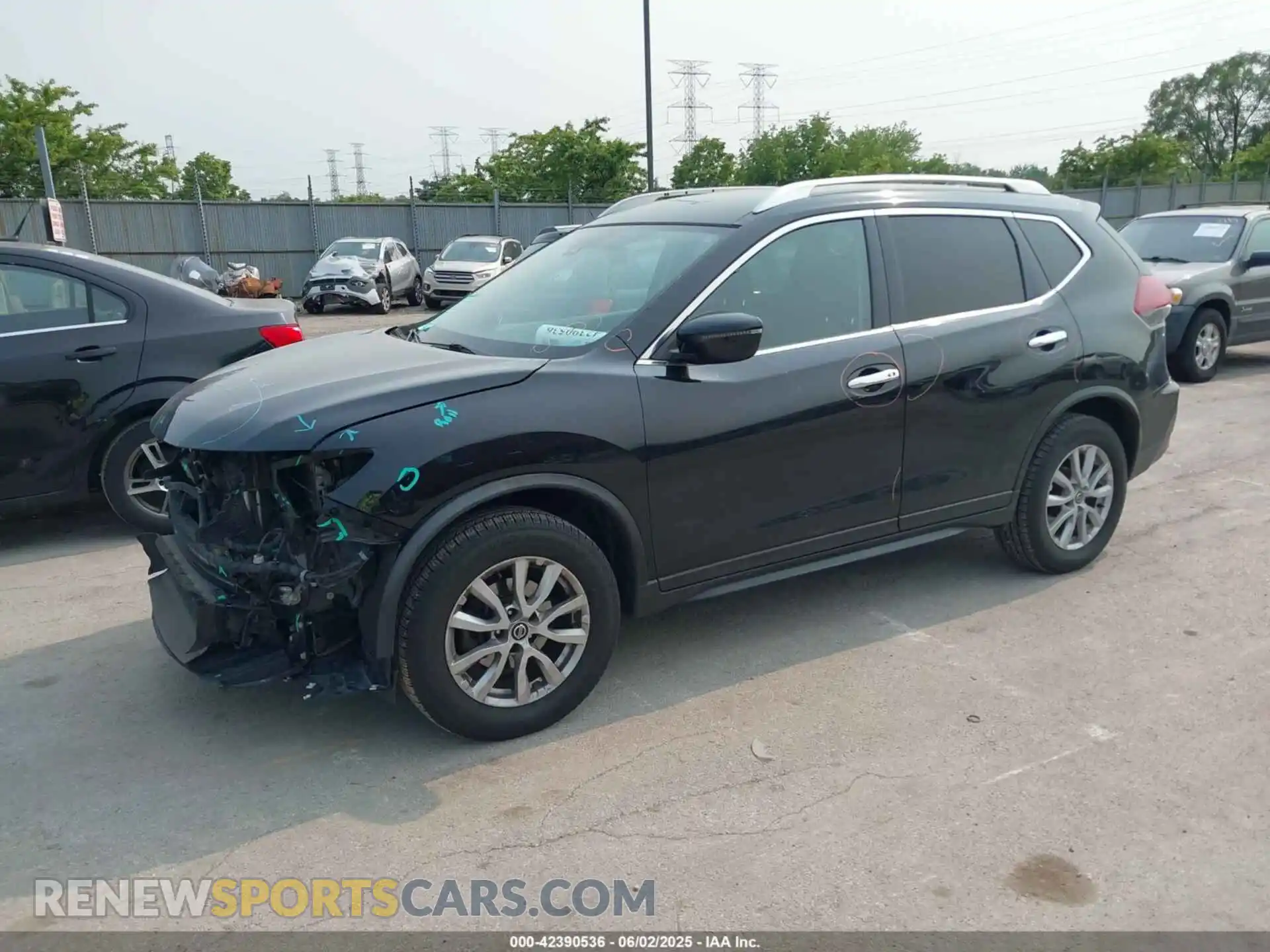 2 Photograph of a damaged car KNMAT2MV9KP531902 NISSAN ROGUE 2019