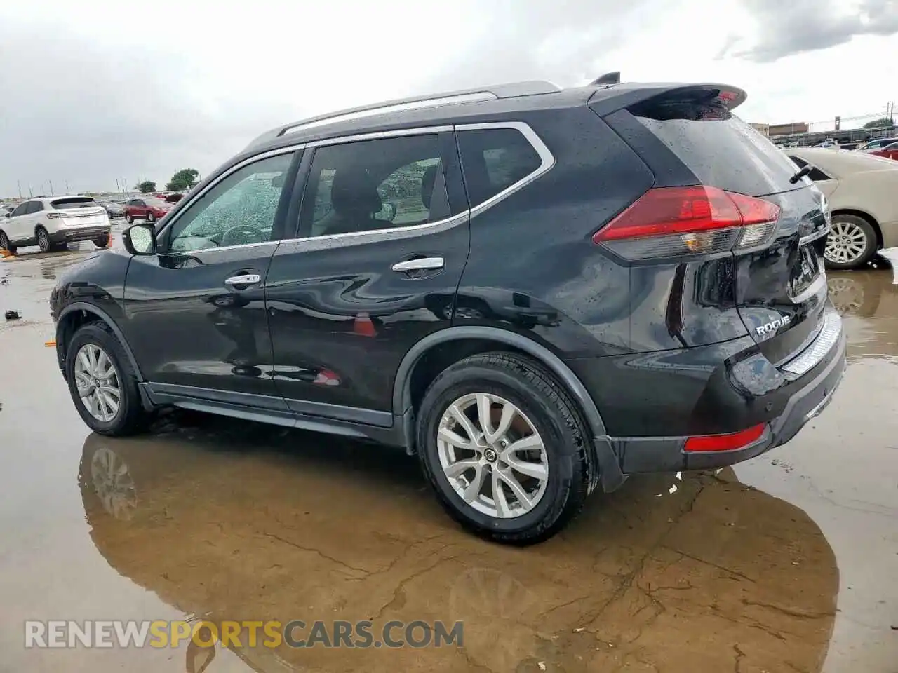 2 fotografías del automóvil dañado KNMAT2MV9KP548098 NISSAN ROGUE 2019