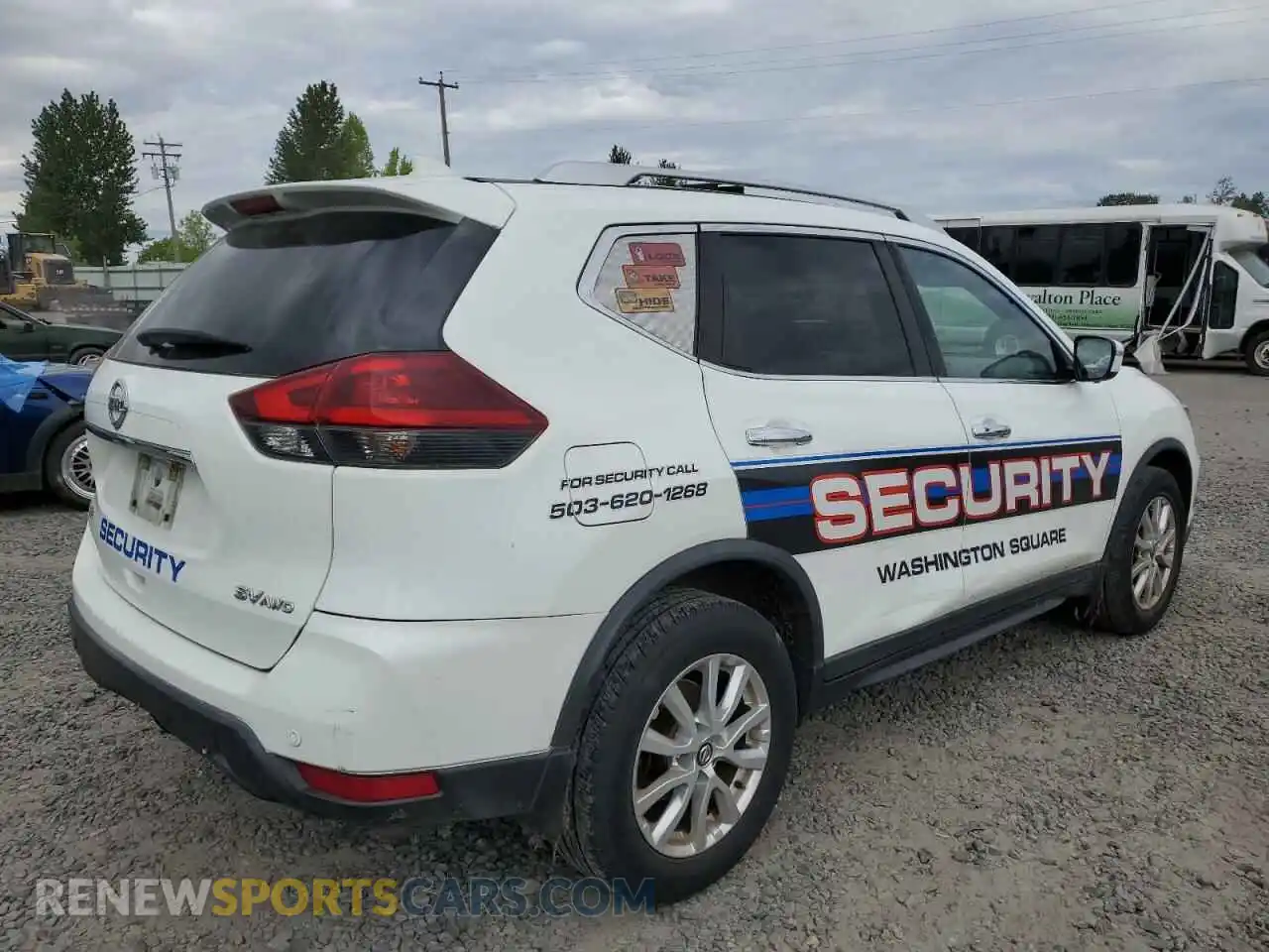 3 fotografías del automóvil dañado KNMAT2MVXKP500190 NISSAN ROGUE 2019
