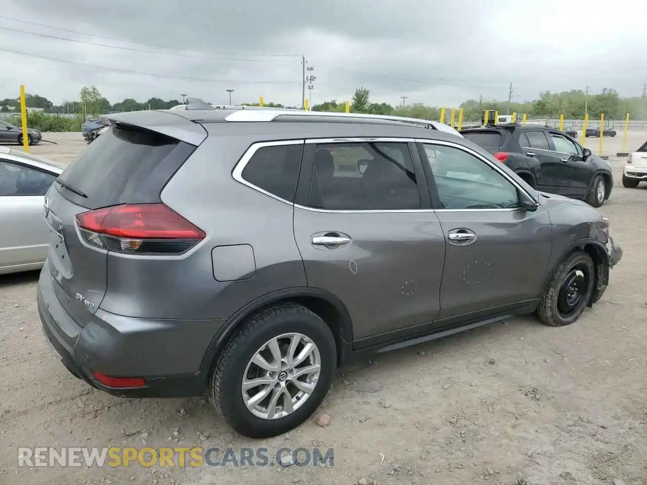 3 Photograph of a damaged car KNMAT2MVXKP501615 NISSAN ROGUE 2019