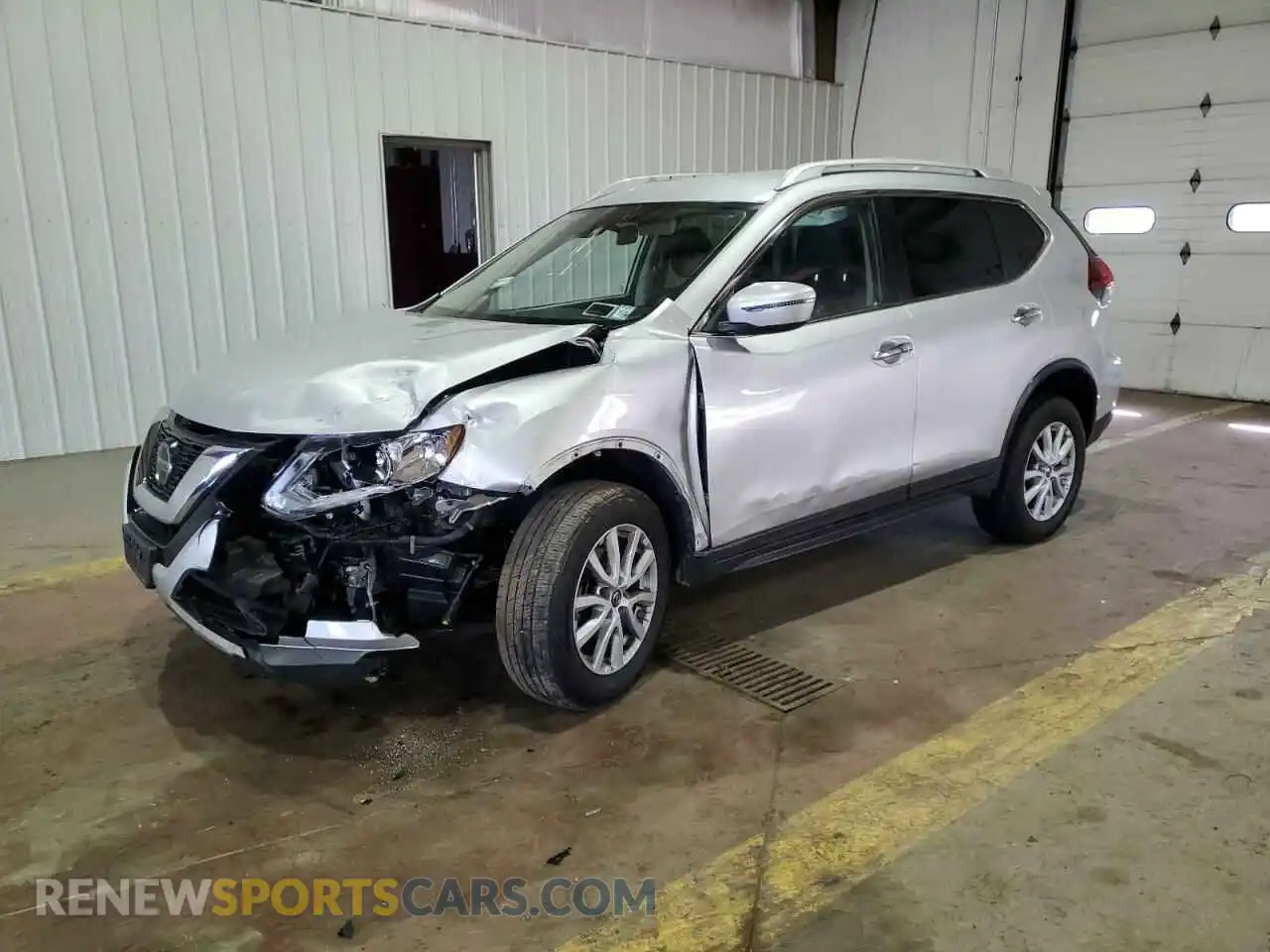 1 Photograph of a damaged car KNMAT2MVXKP505602 NISSAN ROGUE 2019
