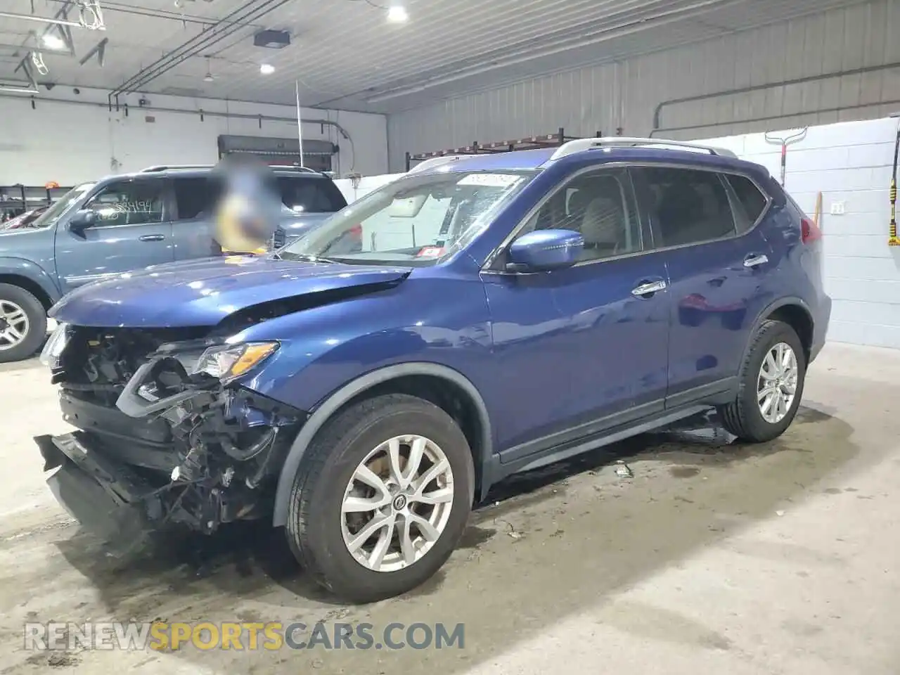 1 Photograph of a damaged car KNMAT2MVXKP520746 NISSAN ROGUE 2019