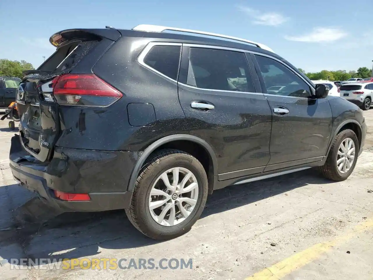 3 Photograph of a damaged car KNMAT2MVXKP526224 NISSAN ROGUE 2019