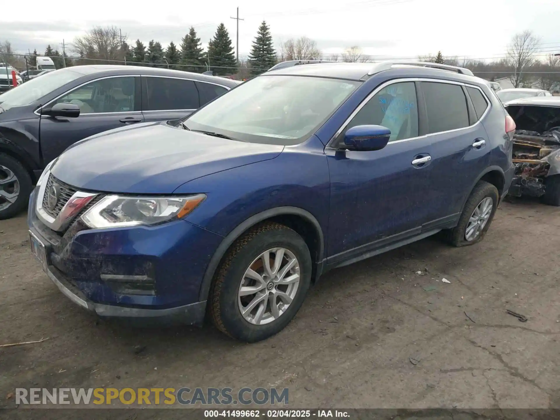 2 Photograph of a damaged car KNMAT2MVXKP534629 NISSAN ROGUE 2019