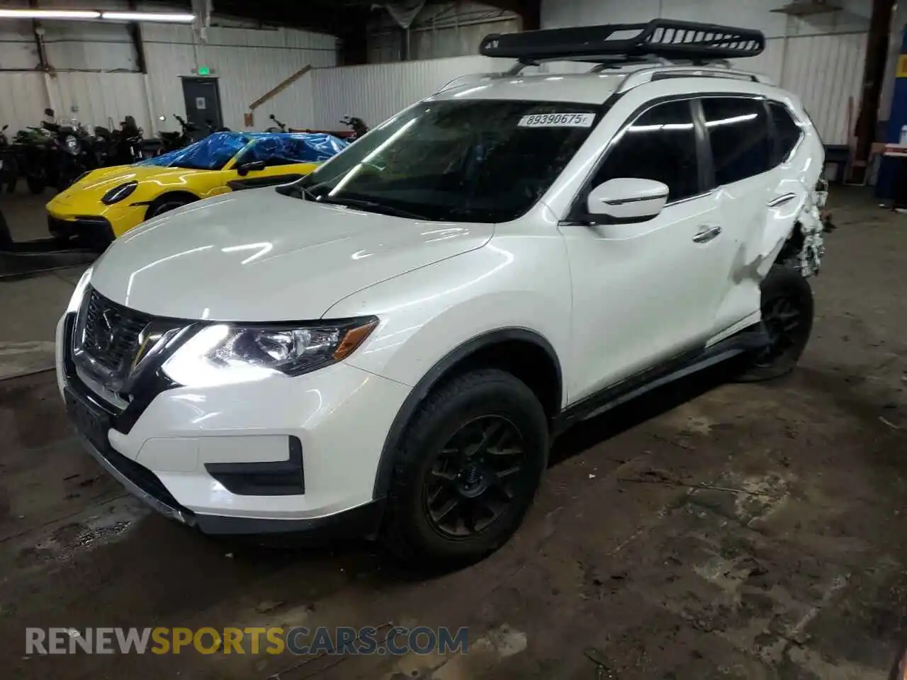 1 Photograph of a damaged car KNMAT2MVXKP547445 NISSAN ROGUE 2019