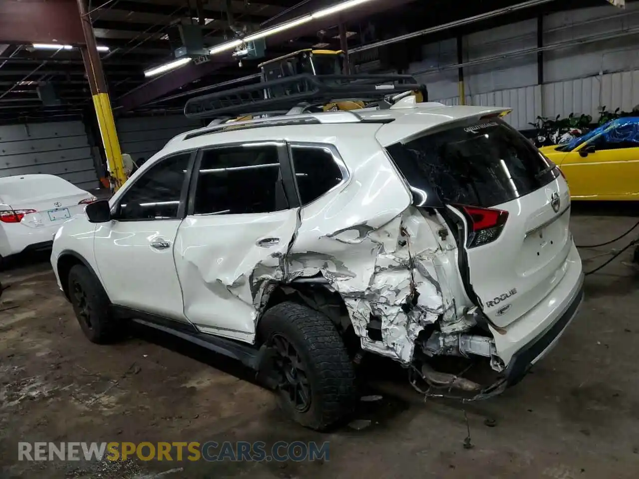 2 Photograph of a damaged car KNMAT2MVXKP547445 NISSAN ROGUE 2019