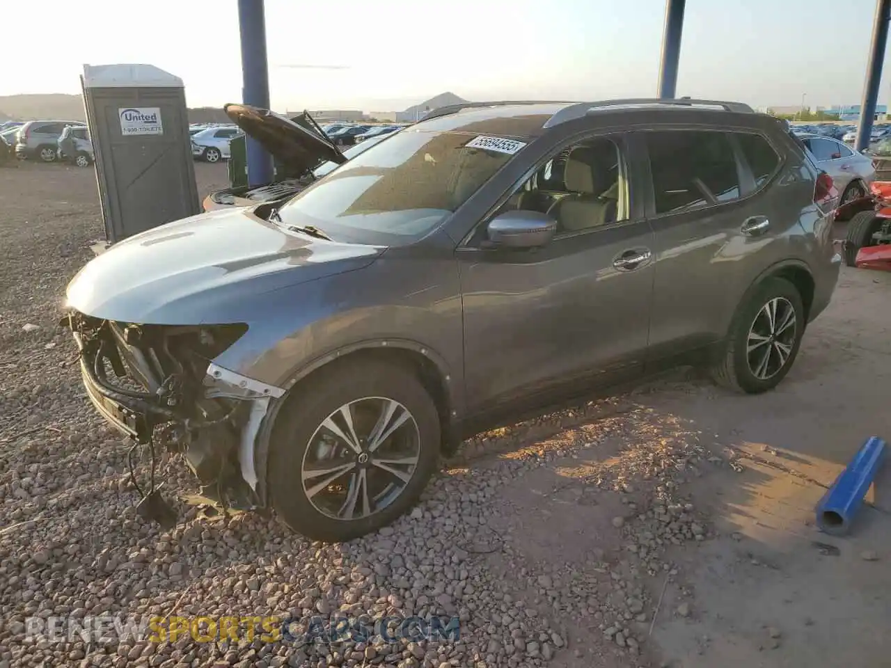 1 Photograph of a damaged car 5N1AT2MT7LC750523 NISSAN ROGUE 2020