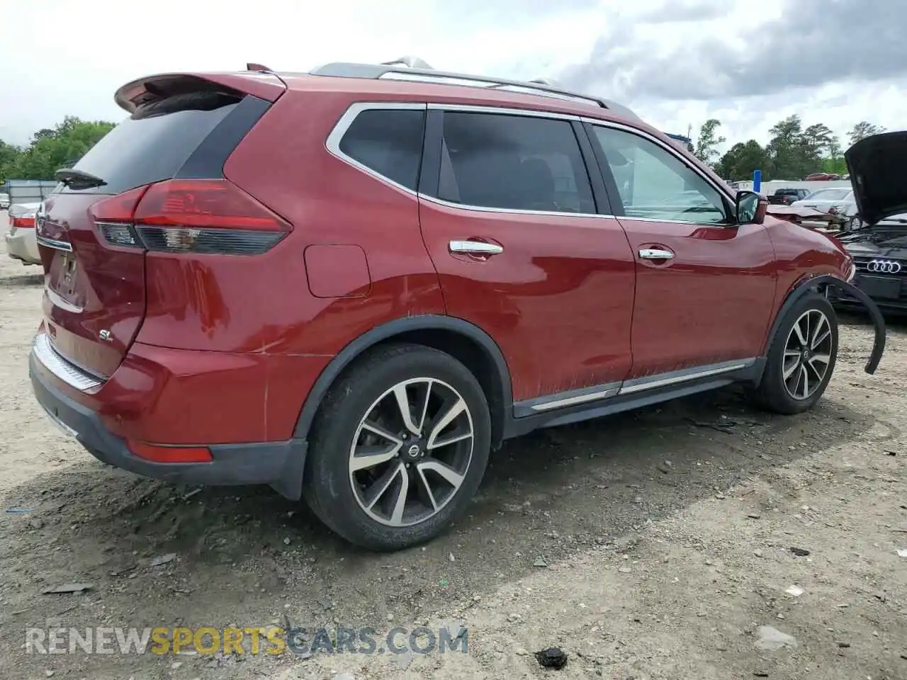 3 Photograph of a damaged car 5N1AT2MTXLC734803 NISSAN ROGUE 2020