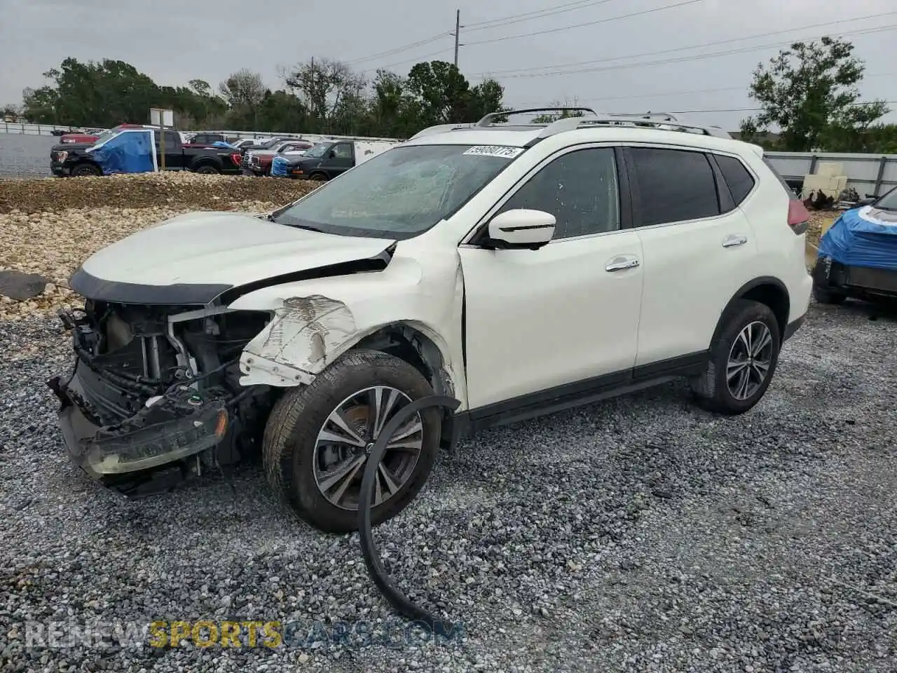 1 Photograph of a damaged car 5N1AT2MV6LC748666 NISSAN ROGUE 2020