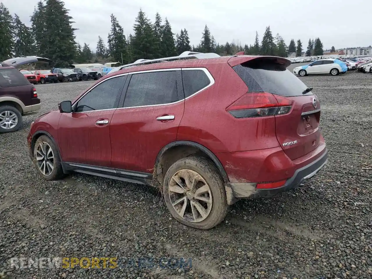 2 Photograph of a damaged car 5N1AT2MV8LC770314 NISSAN ROGUE 2020