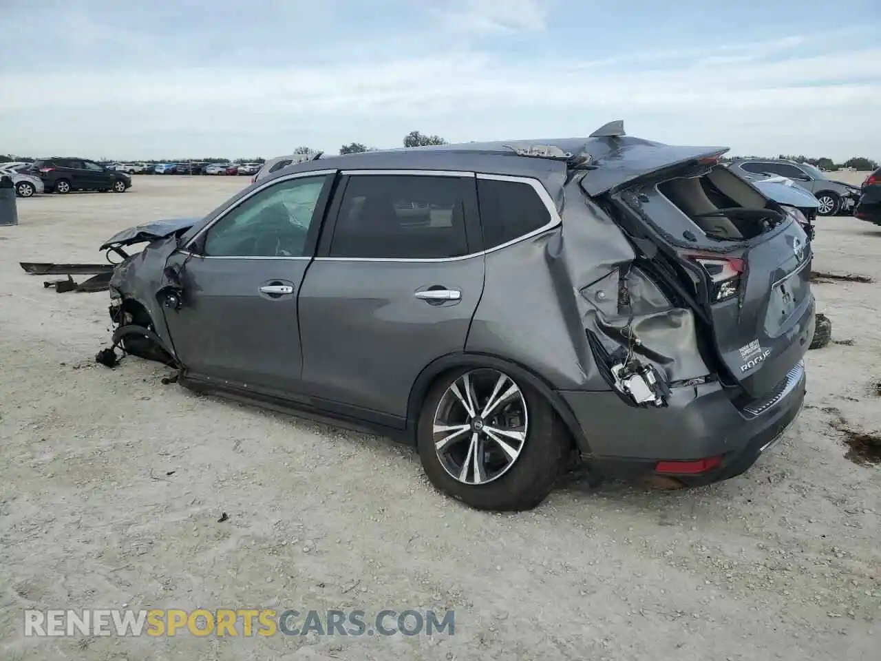 2 Photograph of a damaged car 5N1AT2MVXLC730185 NISSAN ROGUE 2020