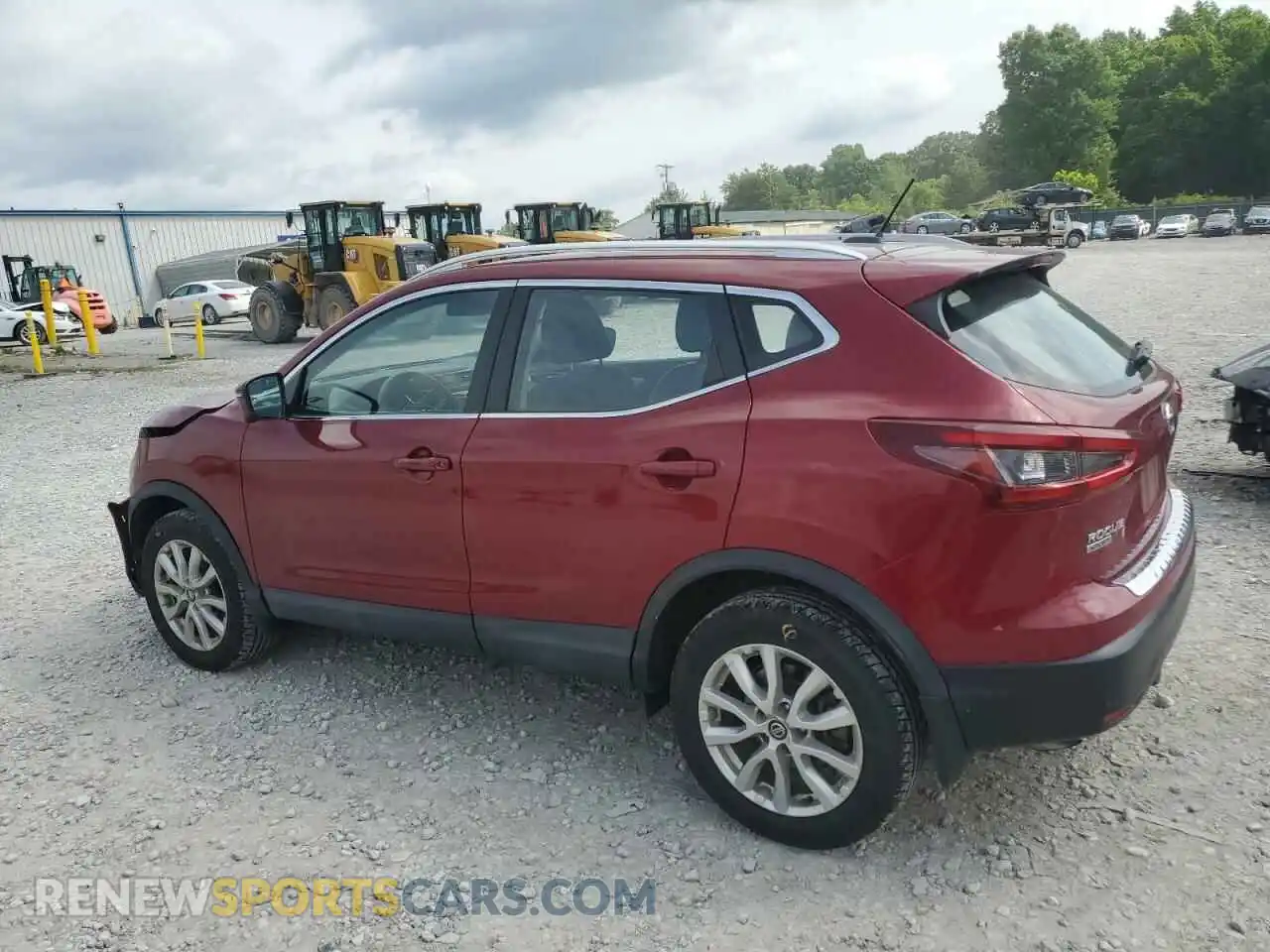 2 fotografías del automóvil dañado JN1BJ1CVXLW274345 NISSAN ROGUE 2020