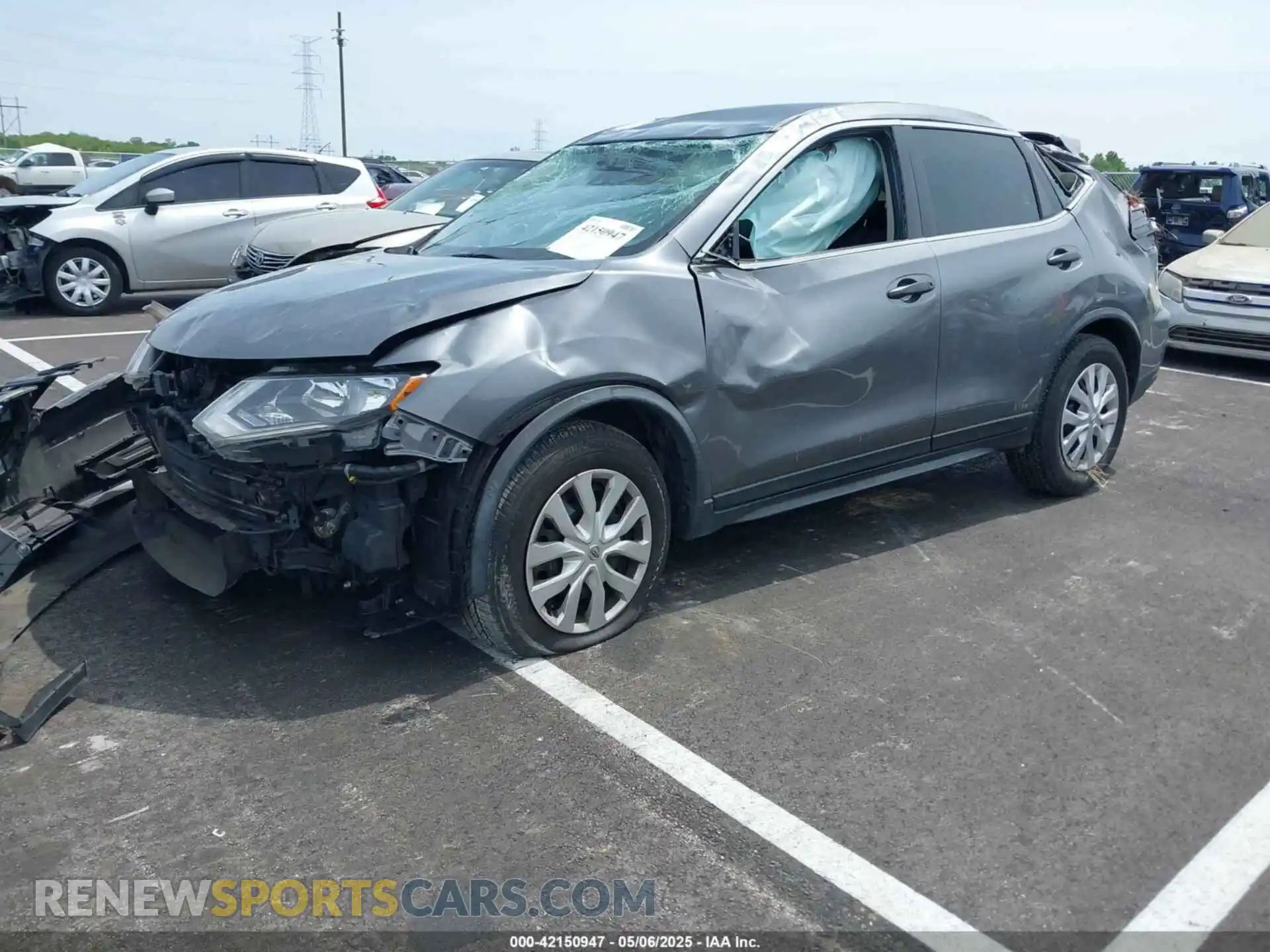 2 Photograph of a damaged car JN8AT2MT2LW042073 NISSAN ROGUE 2020