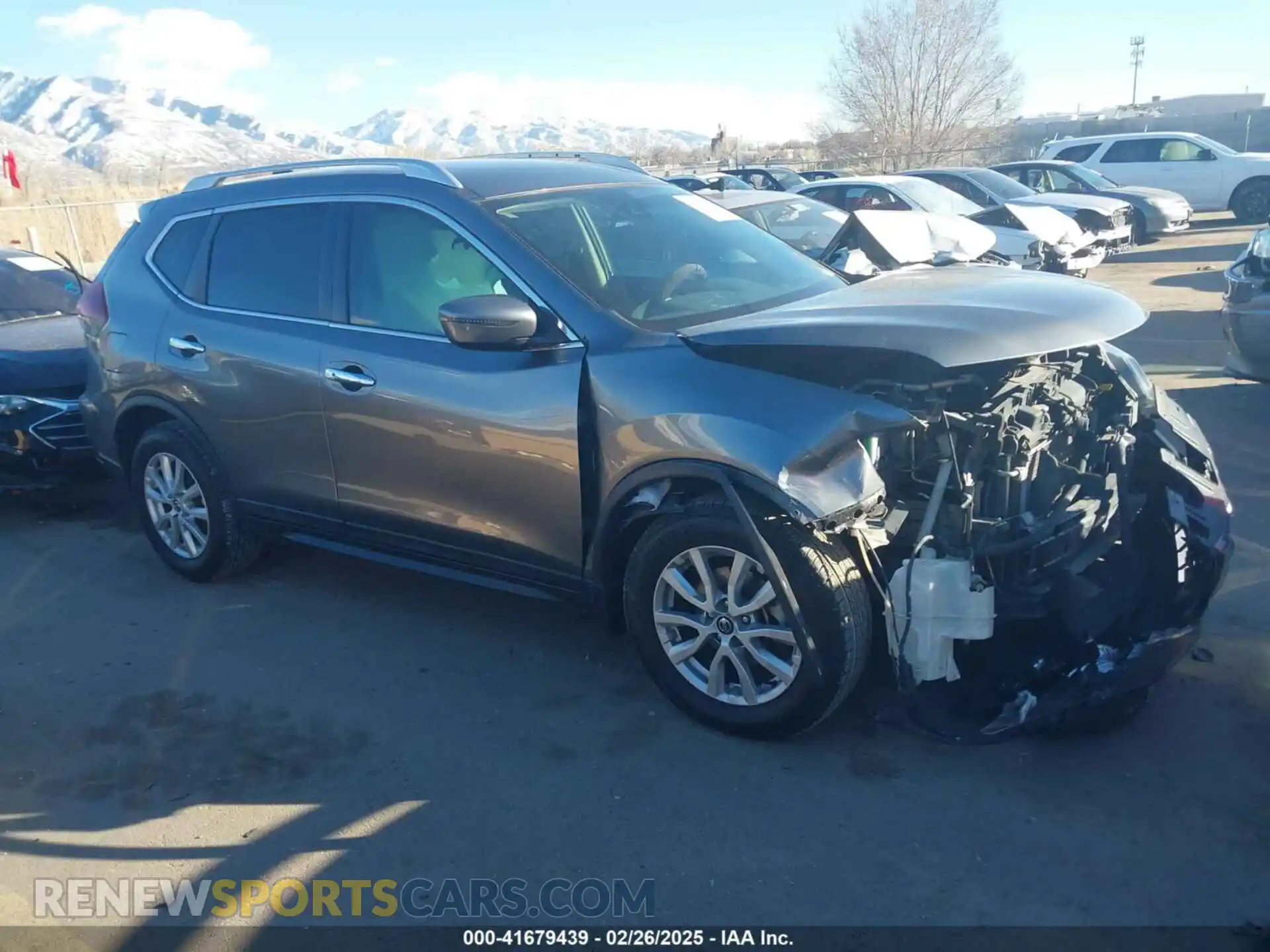1 Photograph of a damaged car KNMAT2MT0LP521582 NISSAN ROGUE 2020
