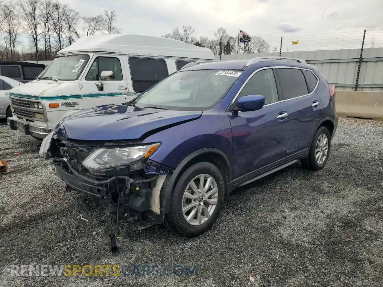 1 Photograph of a damaged car KNMAT2MT0LP523946 NISSAN ROGUE 2020