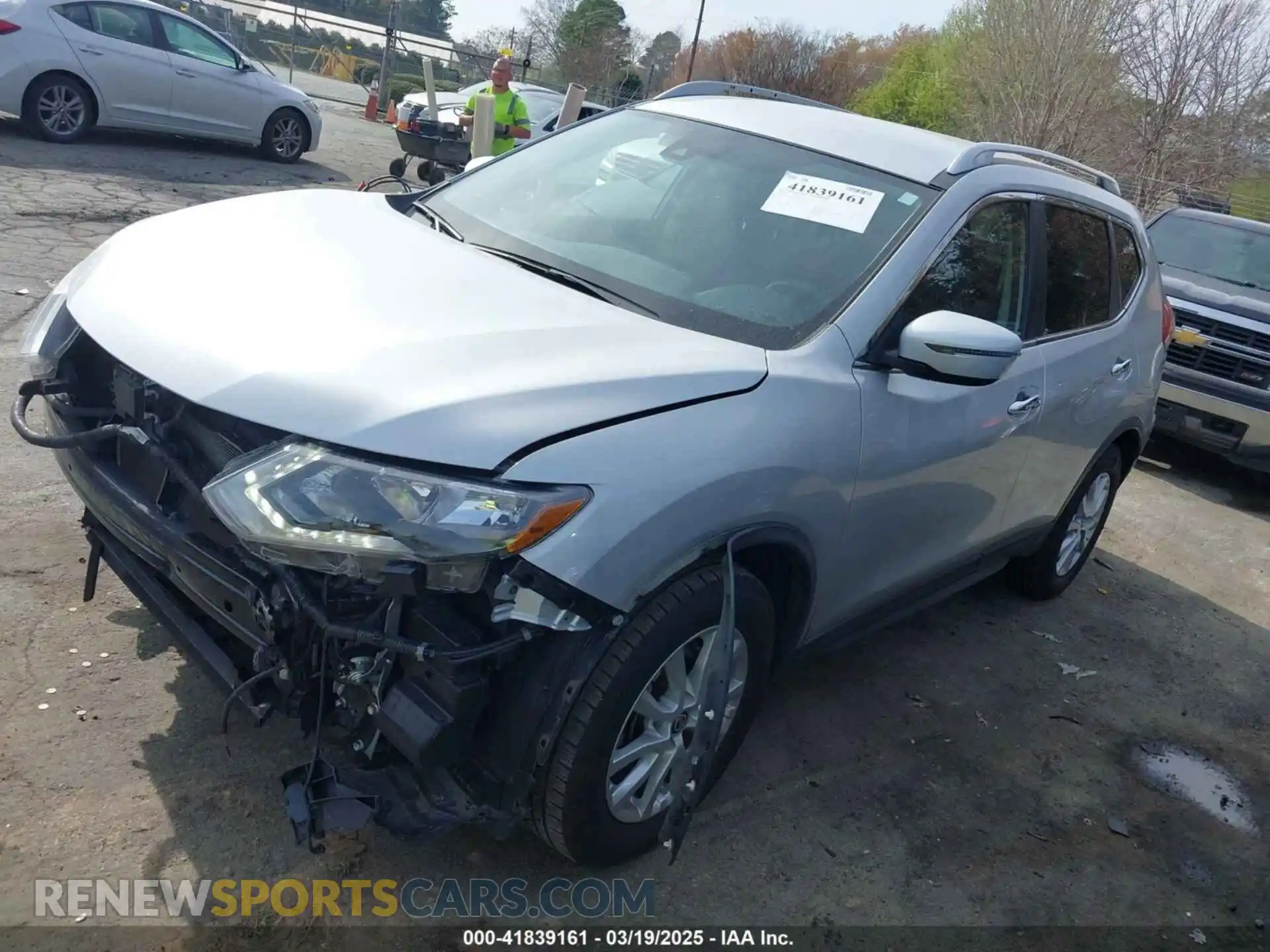 2 Photograph of a damaged car KNMAT2MT2LP533801 NISSAN ROGUE 2020