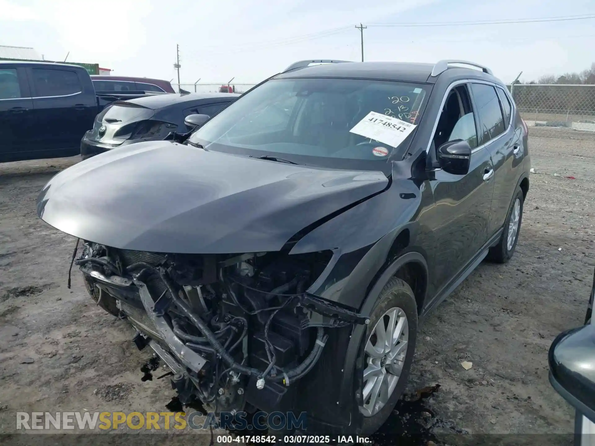 2 Photograph of a damaged car KNMAT2MT2LP537654 NISSAN ROGUE 2020