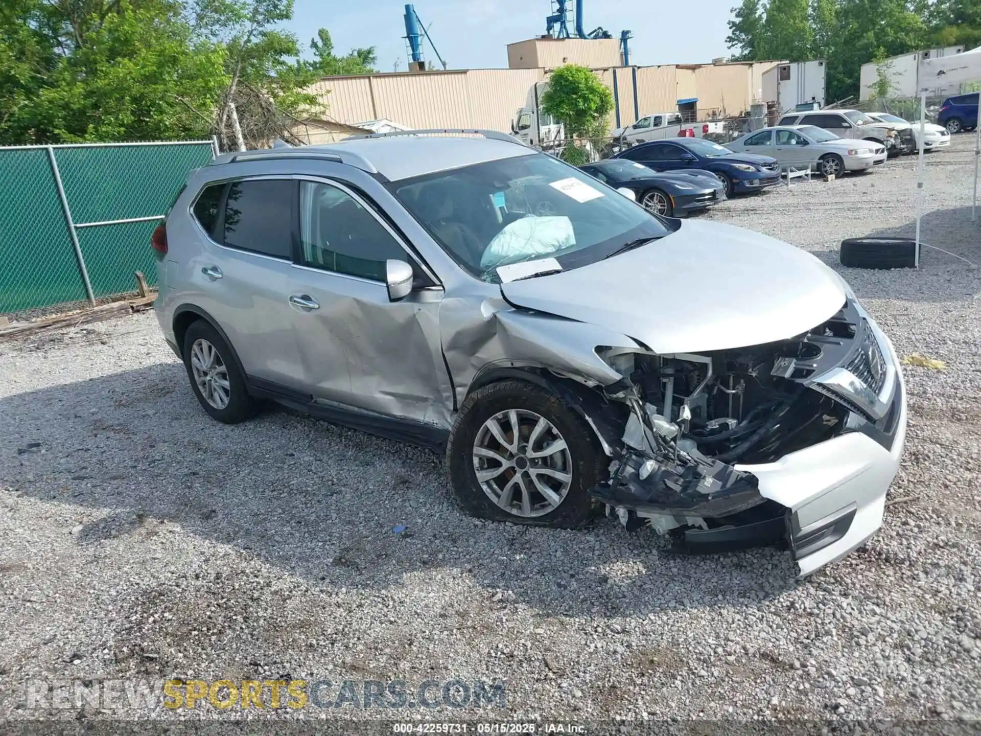 1 Photograph of a damaged car KNMAT2MT3LP524055 NISSAN ROGUE 2020