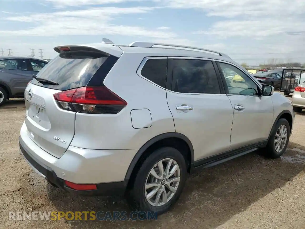 3 Photograph of a damaged car KNMAT2MT4LP506213 NISSAN ROGUE 2020