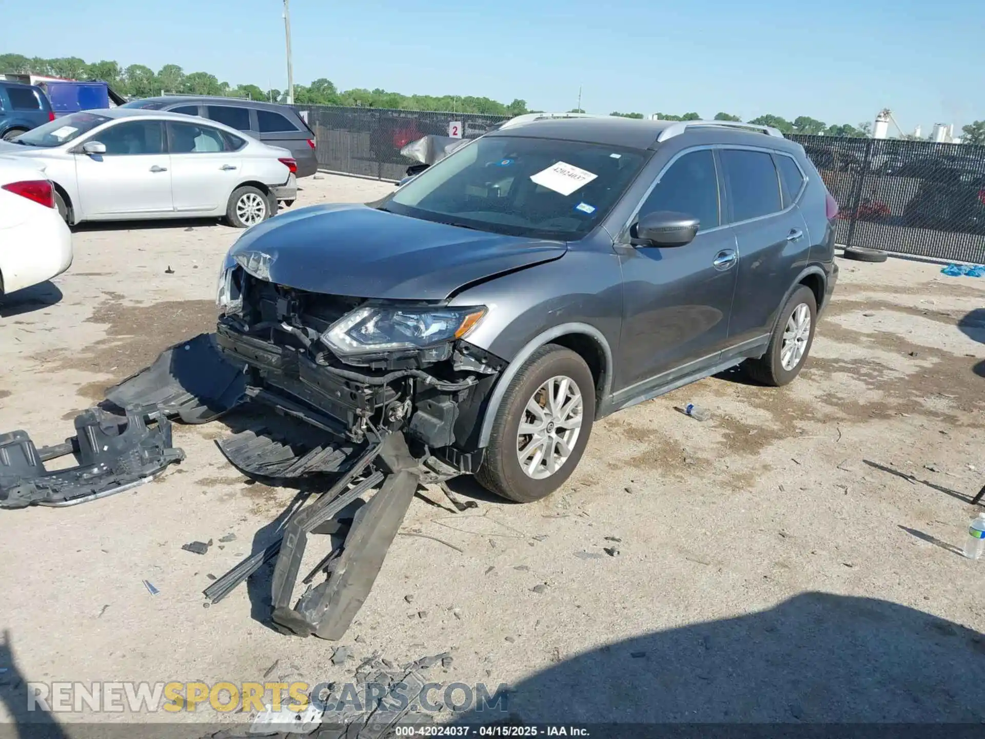2 Photograph of a damaged car KNMAT2MT4LP514652 NISSAN ROGUE 2020