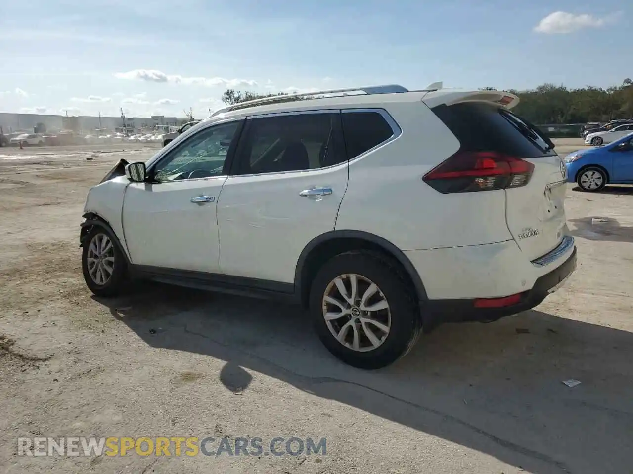 2 fotografías del automóvil dañado KNMAT2MT4LP525232 NISSAN ROGUE 2020