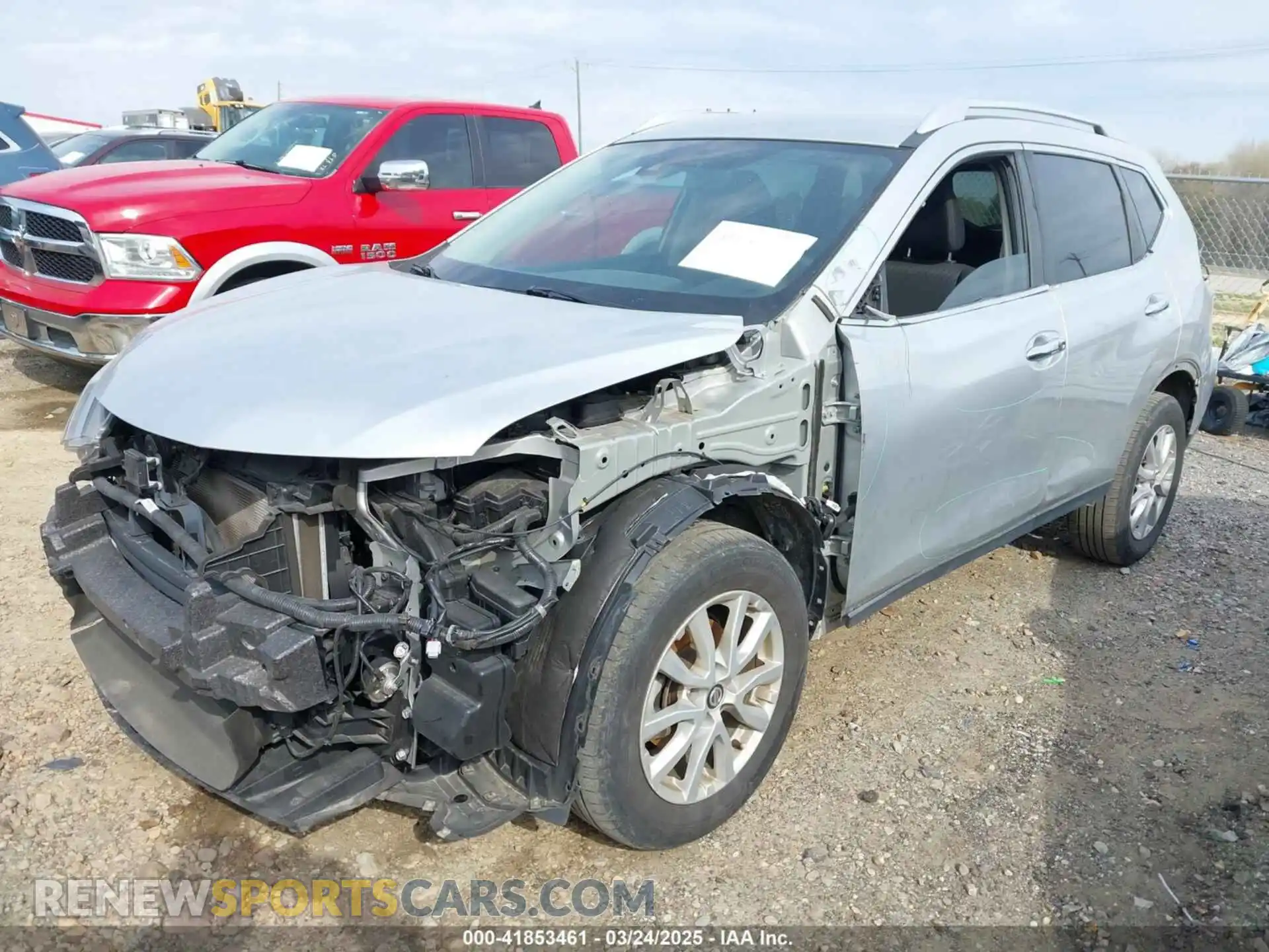 2 fotografías del automóvil dañado KNMAT2MT4LP541690 NISSAN ROGUE 2020