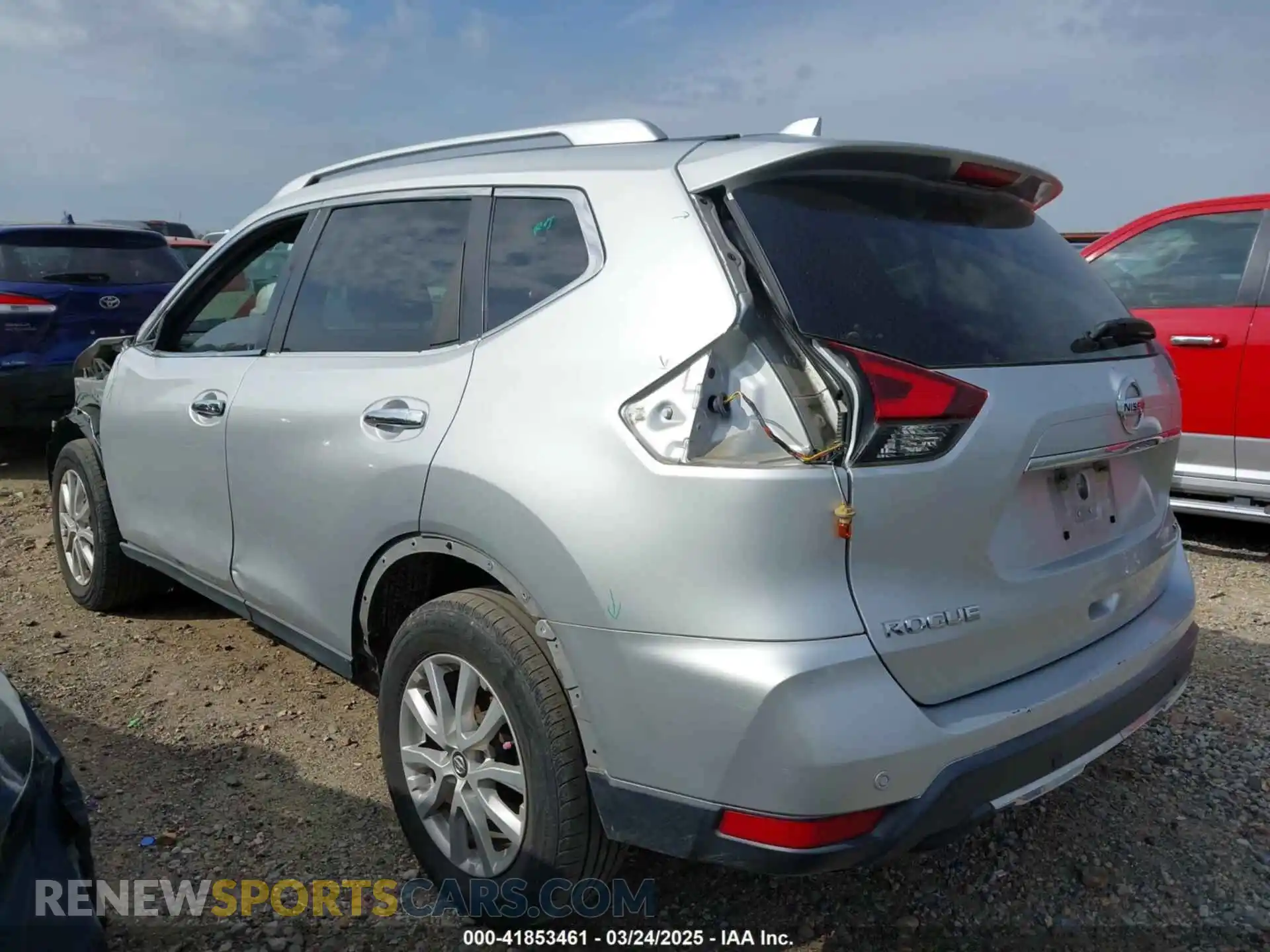 3 fotografías del automóvil dañado KNMAT2MT4LP541690 NISSAN ROGUE 2020