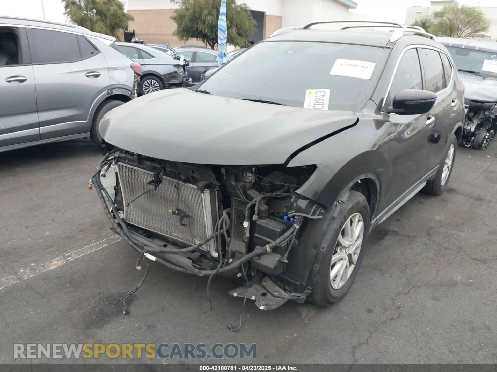 2 Photograph of a damaged car KNMAT2MT6LP530111 NISSAN ROGUE 2020