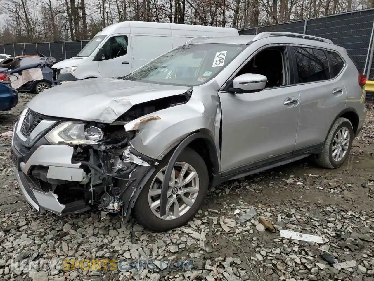 1 Photograph of a damaged car KNMAT2MT7LP505704 NISSAN ROGUE 2020
