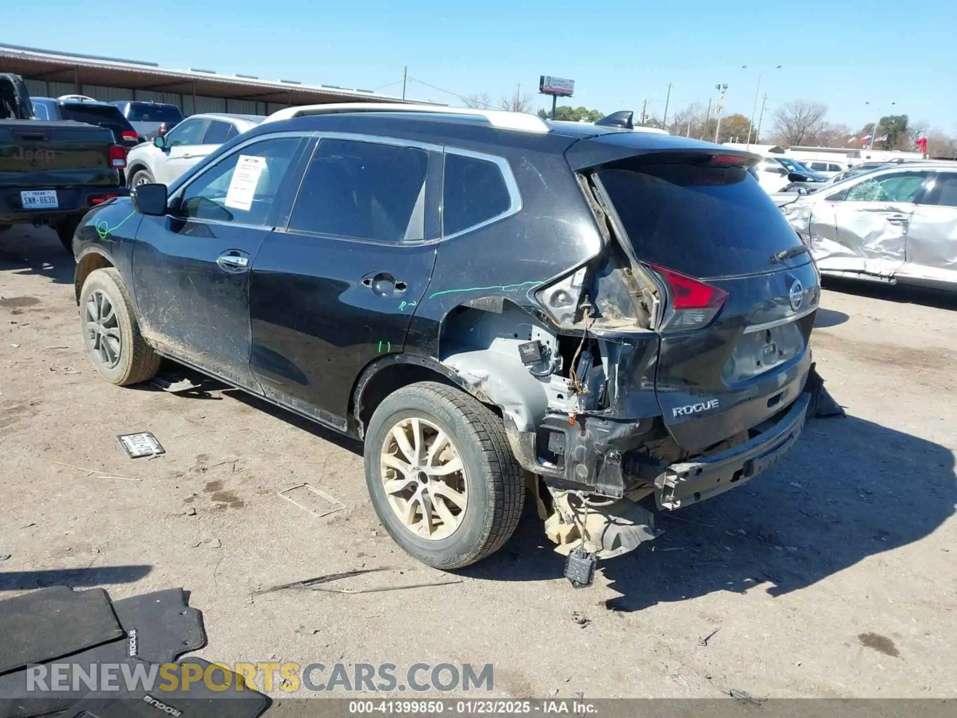 3 Photograph of a damaged car KNMAT2MT7LP515780 NISSAN ROGUE 2020