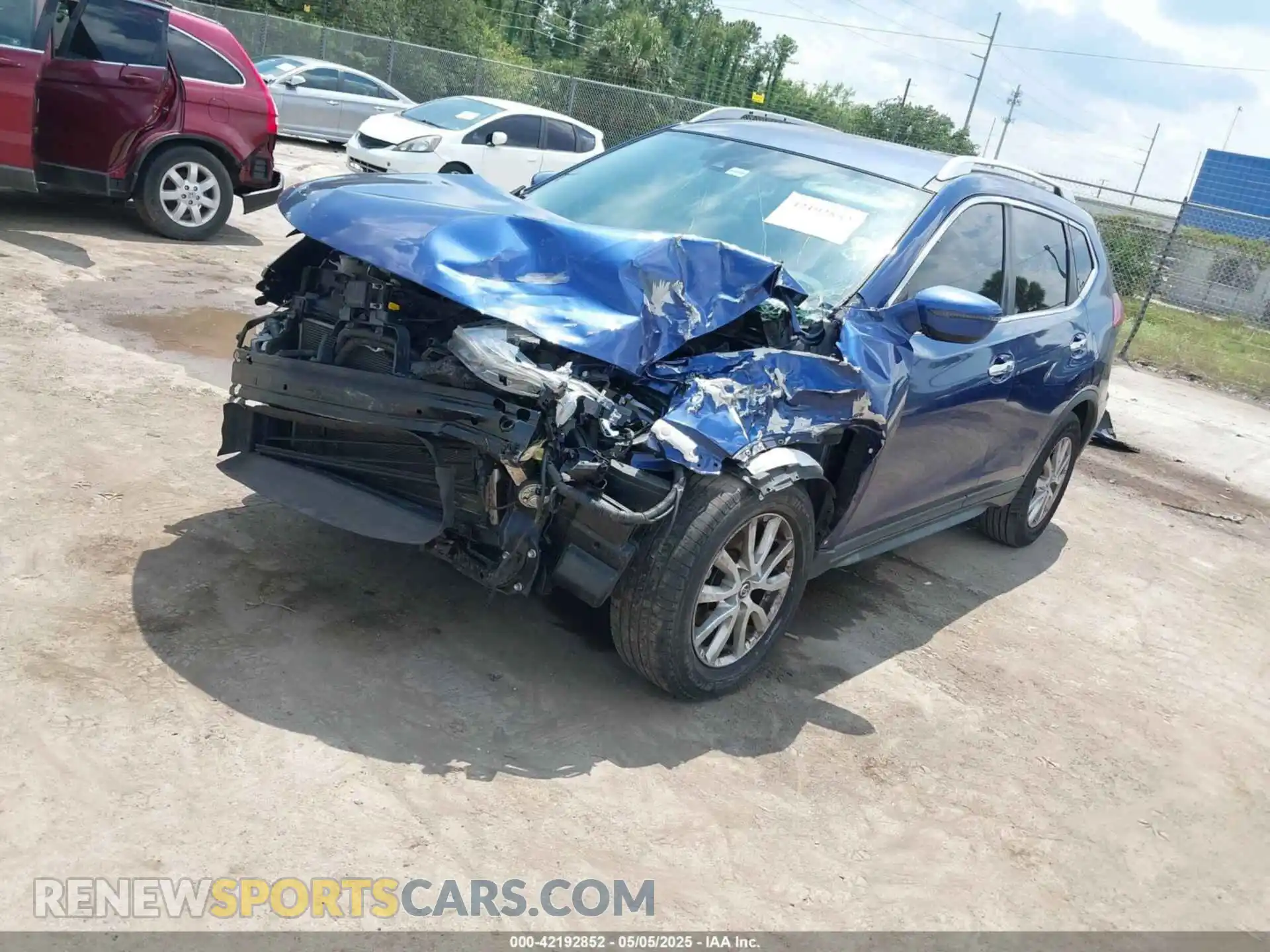 2 Photograph of a damaged car KNMAT2MT8LP530191 NISSAN ROGUE 2020