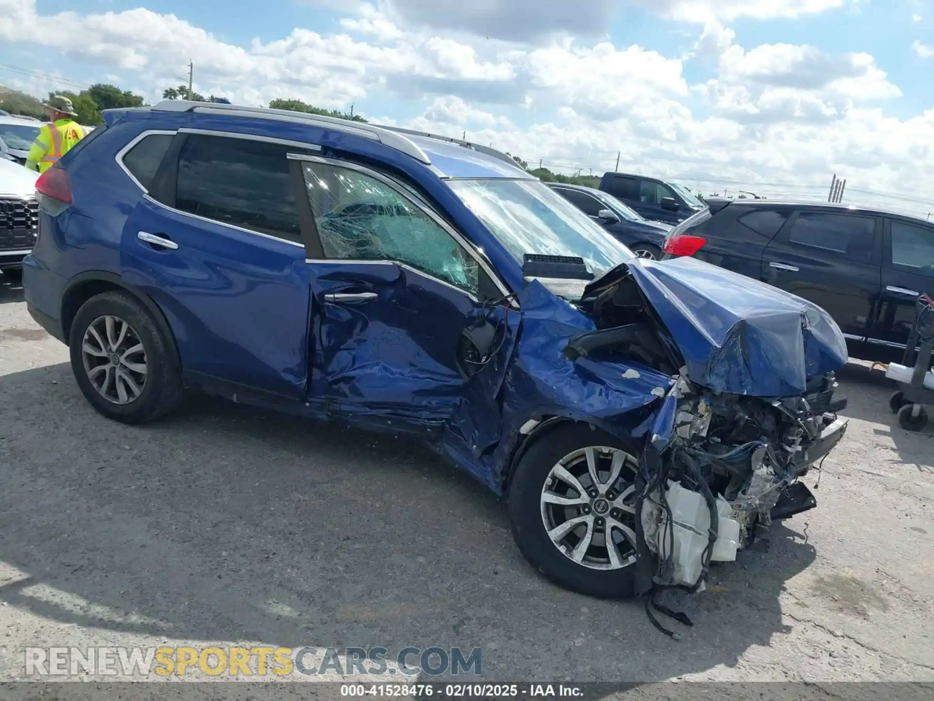 1 Photograph of a damaged car KNMAT2MTXLP540415 NISSAN ROGUE 2020