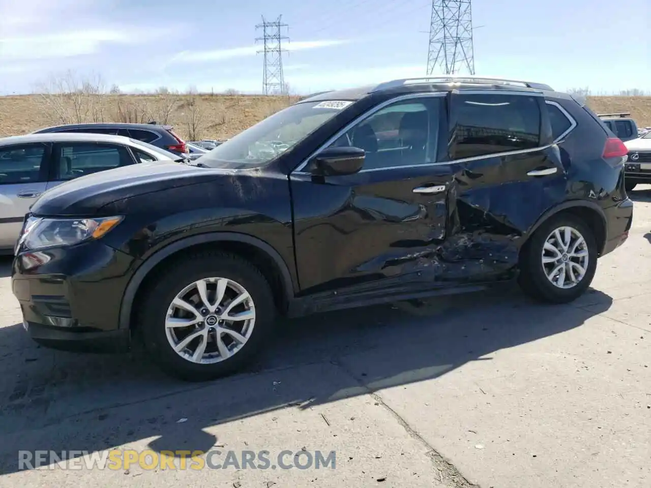 1 Photograph of a damaged car KNMAT2MV0LP510566 NISSAN ROGUE 2020