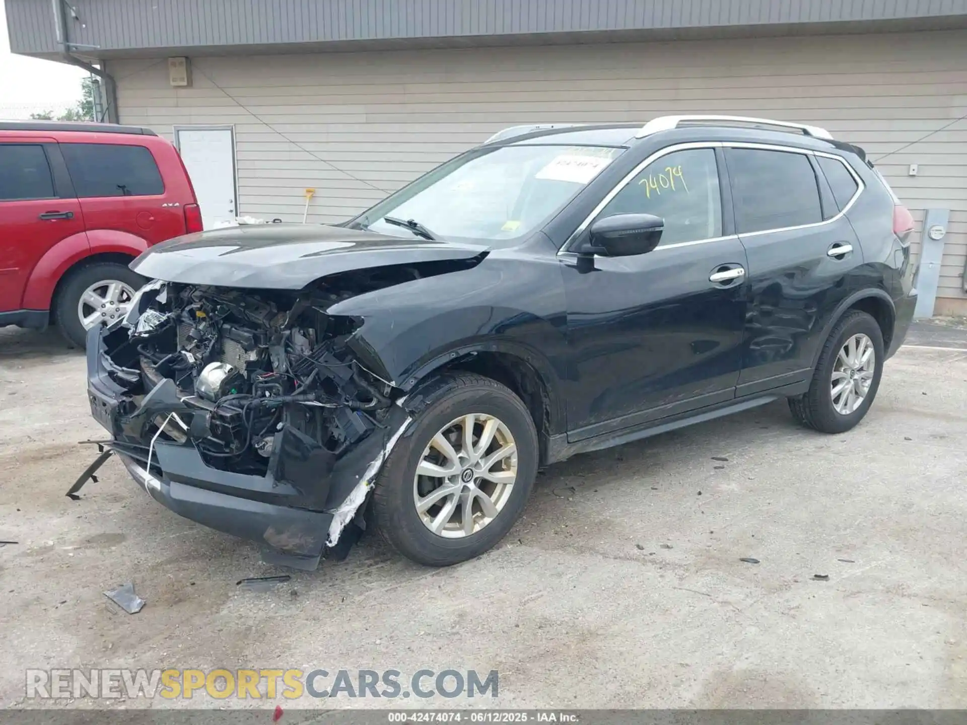 2 fotografías del automóvil dañado KNMAT2MV1LP509216 NISSAN ROGUE 2020