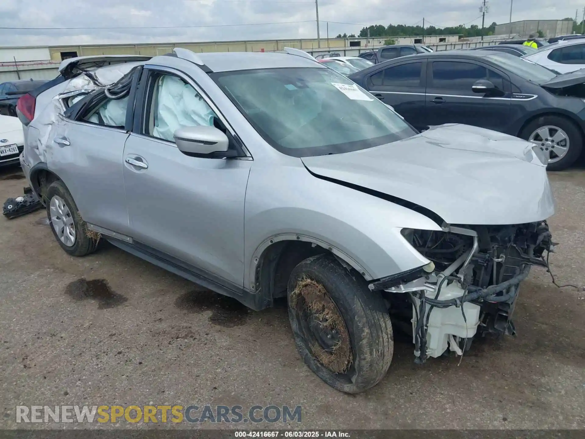 1 Photograph of a damaged car KNMAT2MV2LP511296 NISSAN ROGUE 2020