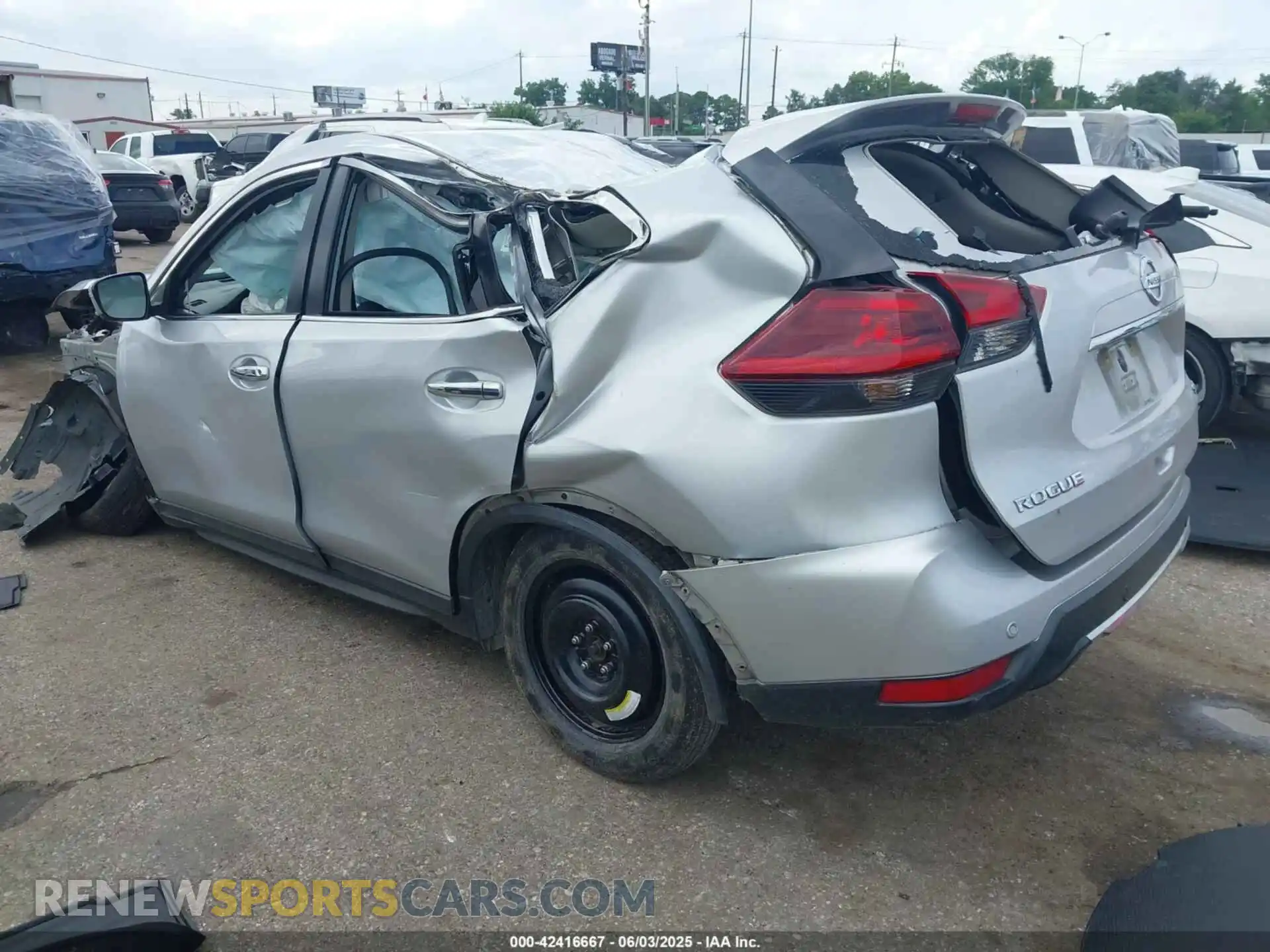 3 Photograph of a damaged car KNMAT2MV2LP511296 NISSAN ROGUE 2020