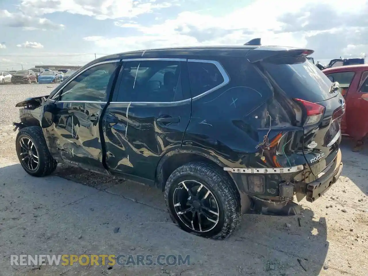 2 Photograph of a damaged car KNMAT2MV3LP517558 NISSAN ROGUE 2020