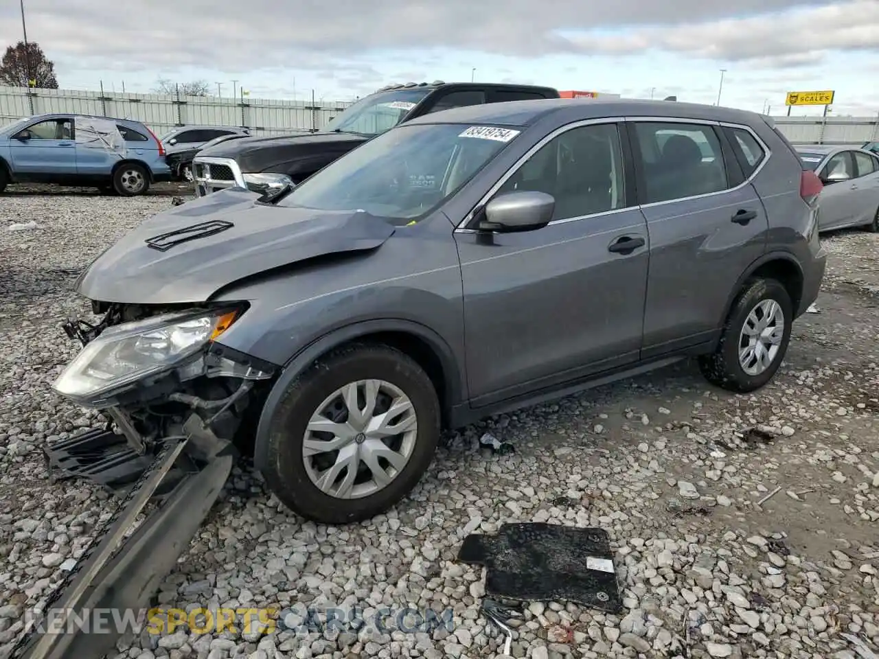 1 Фотография поврежденного автомобиля KNMAT2MV4LP502857 NISSAN ROGUE 2020