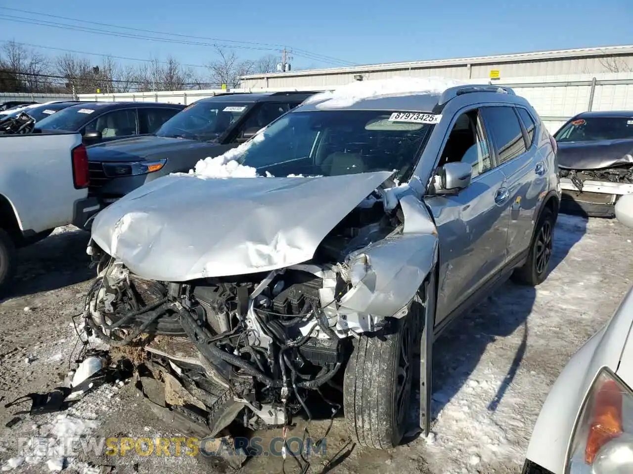 1 Photograph of a damaged car KNMAT2MV7LP509902 NISSAN ROGUE 2020