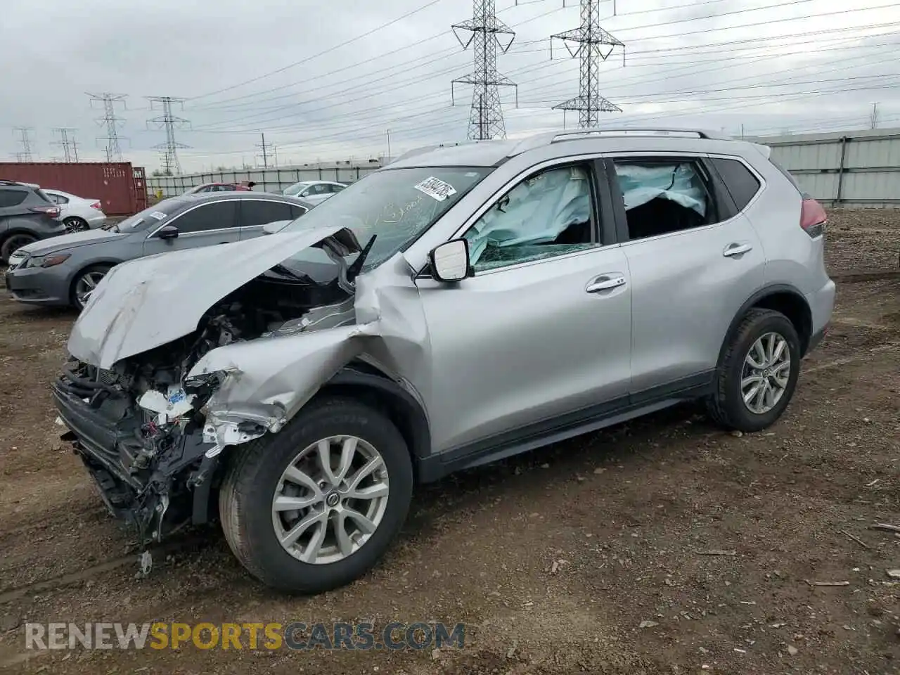 1 Photograph of a damaged car KNMAT2MV8LP541662 NISSAN ROGUE 2020