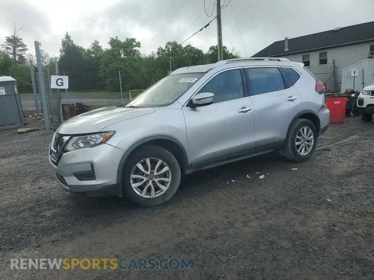 1 Photograph of a damaged car KNMAT2MV9LP521565 NISSAN ROGUE 2020
