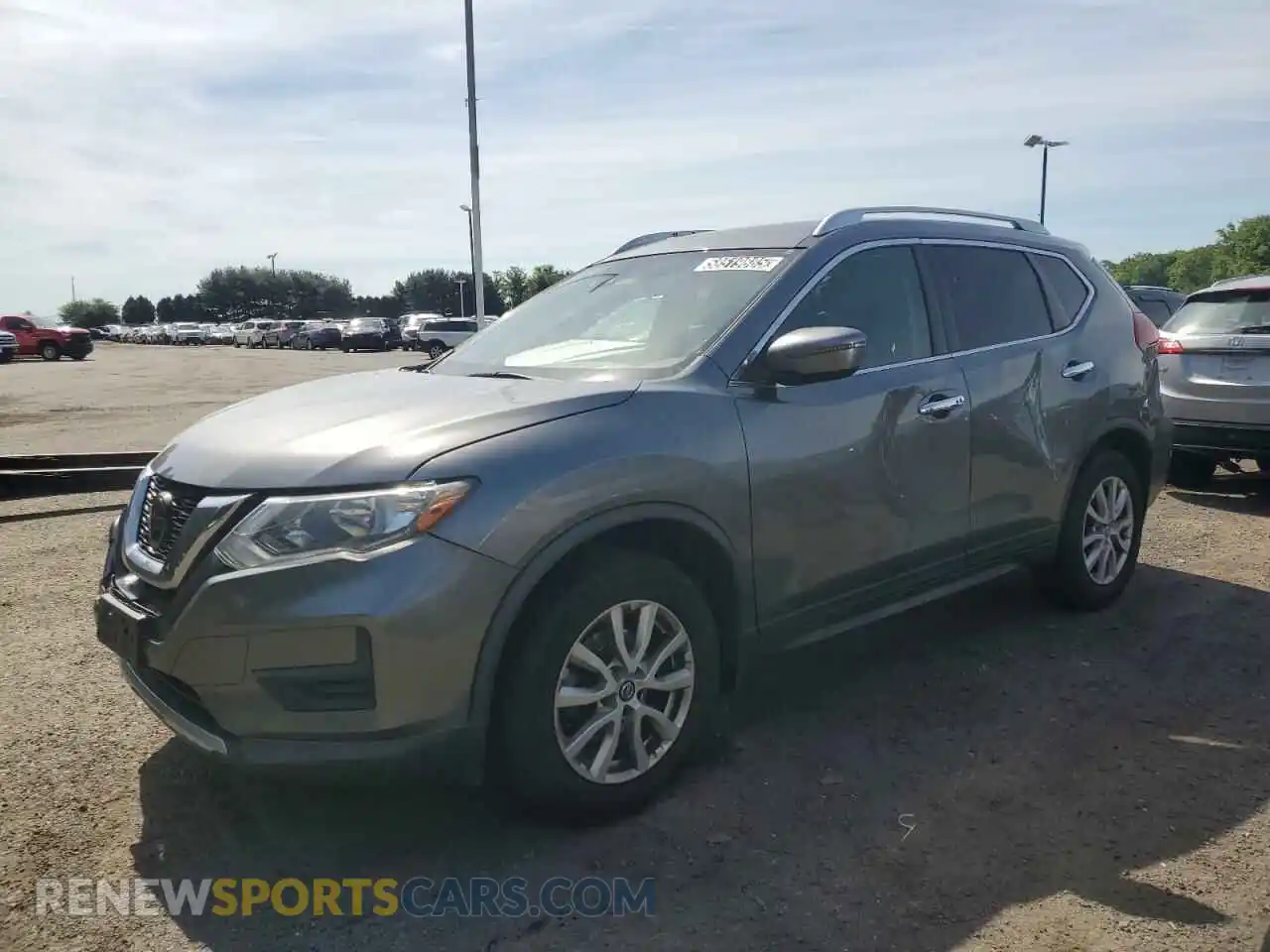 1 Photograph of a damaged car KNMAT2MVXLP536933 NISSAN ROGUE 2020