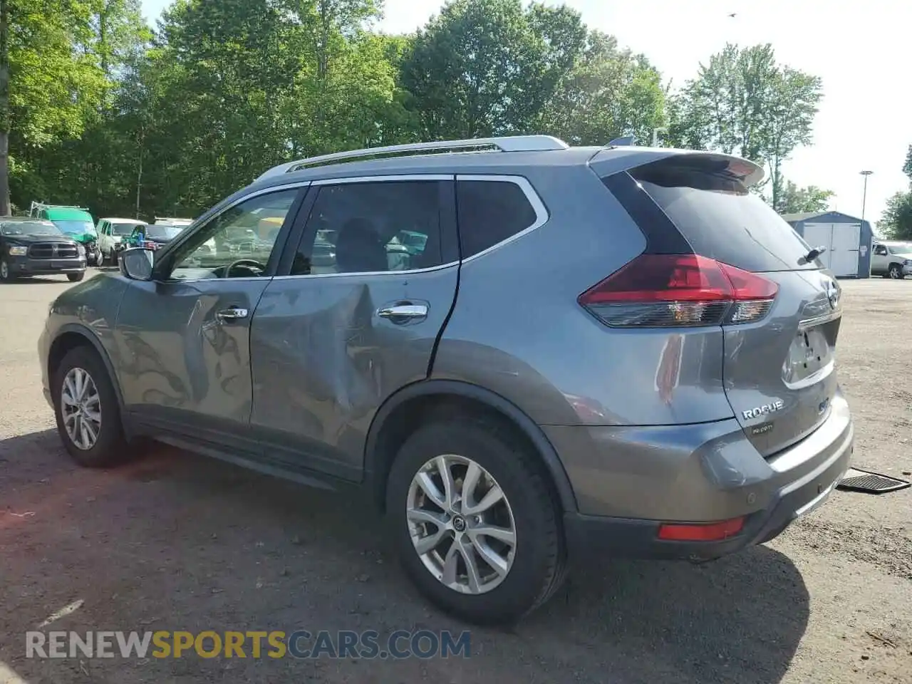 2 Photograph of a damaged car KNMAT2MVXLP536933 NISSAN ROGUE 2020